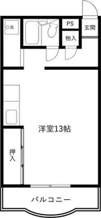 マンション和光【1階】の間取り