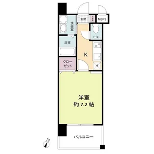 レジディア博多Ⅱ【5階】の間取り