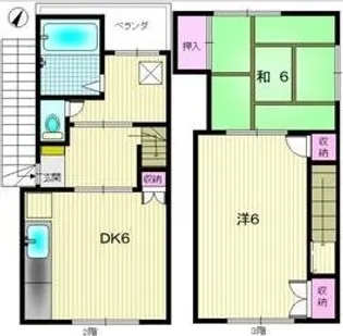 坂東ハウスⅡの間取り
