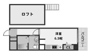 ラ・プレミア桜川【8階】の間取り