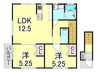 KARIN会下山の間取り