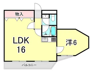 メゾンドール山手【2階】の間取り