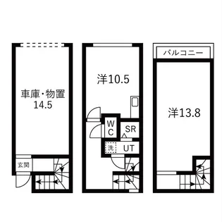 ラフマート南塚口の間取り
