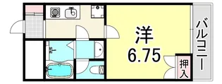 Hiro武庫之荘【2階】の間取り