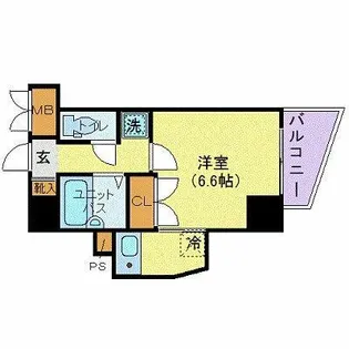 ステージファースト三宿【7階】の間取り