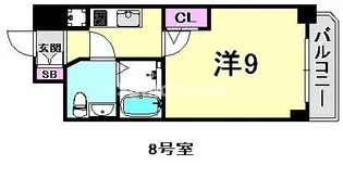 SーRESIDENCE神戸磯上通【13階】の間取り