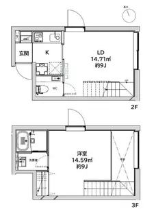 LIFEED CREAL広尾の間取り