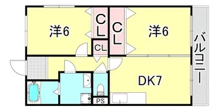 グリーンレジデンス須磨【5階】の間取り