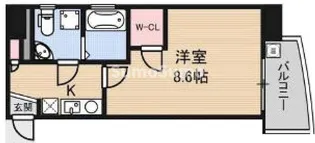 セレニテ日本橋EST【4階】の間取り