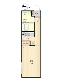 GC用賀【4階】の間取り