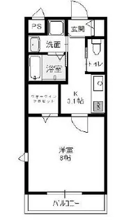 ブルーリーフII【1階】の間取り