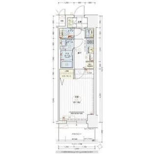 エステムコート南堀江Ⅲチュラ【5階】の間取り
