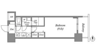 スプランディッド淀屋橋DUE【2階】の間取り