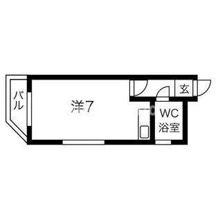 サンハイツ玉川【3階】の間取り