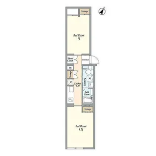 SOLASIAresidence都立大学【1階】の間取り