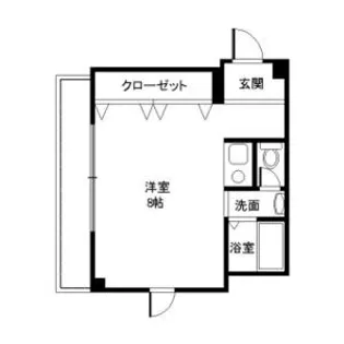 アドウニス【3階】の間取り