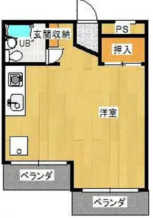 ハイツオークラしのはら【2階】の間取り