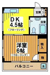 下北沢フラワーハウス【3階】の間取り