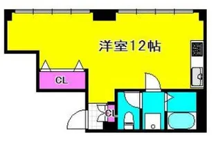 クラスタービル【4階】の間取り