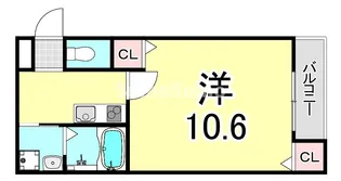 フジパレス西宮能登II番館【2階】の間取り