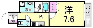 ピアグレース神戸【13階】の間取り