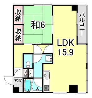 HIJIRI BLD(フラワービル)【3階】の間取り