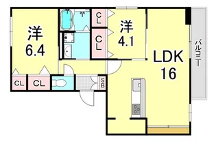 グレースハイム大森【2階】の間取り