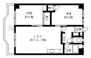 第1横尾ビル【1階】の間取り