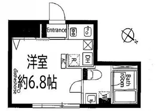 アヴァンタージュ恵比寿【1階】の間取り