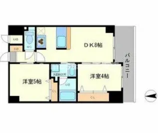 アーデンタワー本町イースト【11階】の間取り