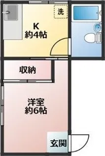 加野ハイツ【2階】の間取り