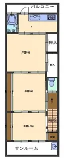 三田ハイツの間取り