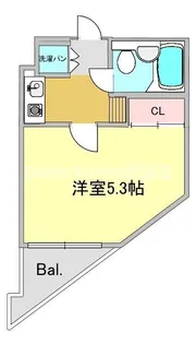 ヒルズ代官山【2階】の間取り