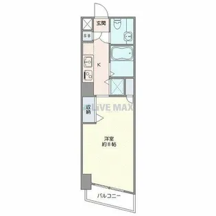 メゾン・ド・ヴィレ目黒【4階】の間取り