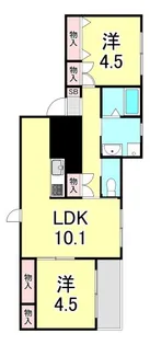 グランエール【3階】の間取り