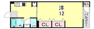 エスペランスモンド【2階】の間取り