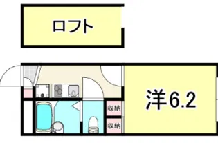 レオパレスアーデルⅡ【2階】の間取り