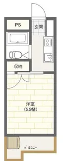 六甲アサヒ【1階】の間取り