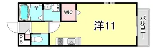 ルージェ仁川【2階】の間取り