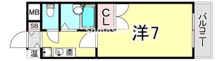 ブランシュ・ド・離宮【3階】の間取り