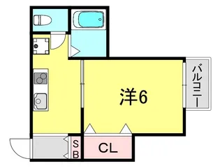 大倉山ハイツC棟【3階】の間取り