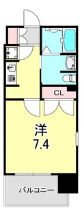 ADW Residence肥後橋(旧フォレシティ肥後橋)【11階】の間取り