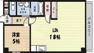 サントピア尼崎Ⅱ【5階】の間取り