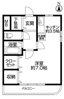 KSハイム【4階】の間取り