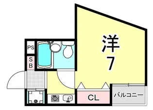 ロイヤルメゾン塚口Ⅹ【2階】の間取り