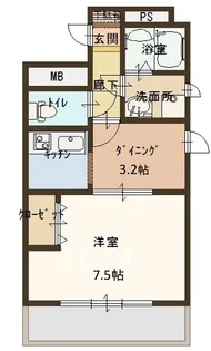 ラ・コート・ドール新神戸【3階】の間取り