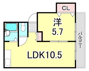 ハイツ77【2階】の間取り