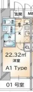 クオーレ神戸山手【7階】の間取り