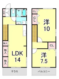 ハイツ小町の間取り