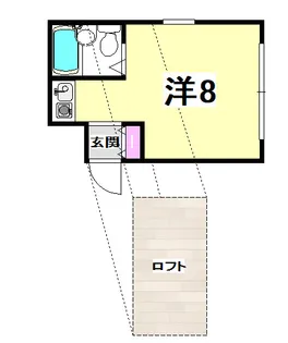 パレス甲東園【1階】の間取り